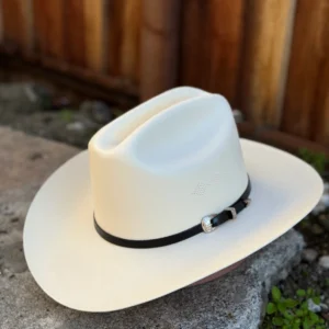 Sombrero Sinaloa - Herraje Plata -Color Crema