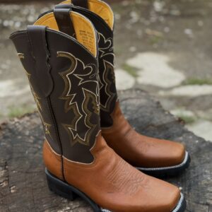 Bota Rodeo Semicuadrada Clasica color Miel