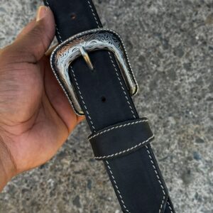 Cinto Hebilla Plateada - Diseño (Dama)