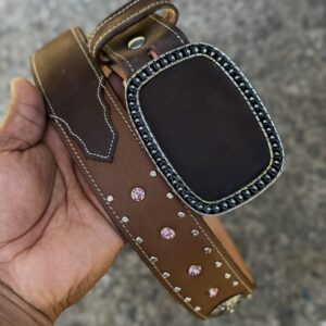 Cinto Diseño Hebilla Cuadrada - Dama