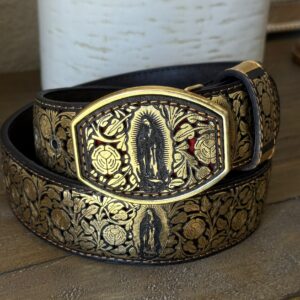 Cinto Láser - Virgen De Guadalupe - Color Dorado